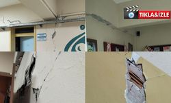 Tokat'ta 5,5 büyüklüğündeki deprem okul duvarlarını çatlattı