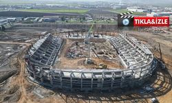 Kahramanmaraş’ın yeni stadyumu yükselmeye devam ediyor