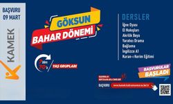 Göksun’da KAMEK Kurslarına Kayıtlar Başladı!