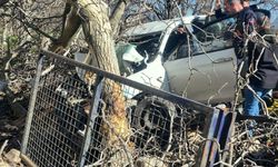 Kontrolden çıkan otomobil ağaçlara ok gibi saplandı: 2 ölü, 1 ağır yaralı