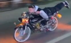 Dünyanın en pahalı uzanması... 200 bin TL ceza yedi, motosikleti bağlandı