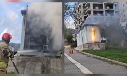 Kahramanmaraş'ta trafo yangını büyümeden söndürüldü