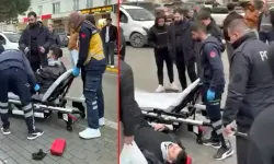 Trafik tartışmasında üzerine otomobil sürdüğü motokuryeyi yaraladı