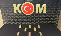 Motosiklet sürücüsünün sırt çantasından 8 kilo kaçak saf altın çıktı