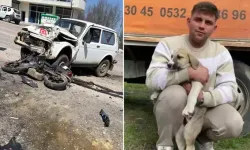 Ciple çarpışan motosikletin sürücüsü öldü