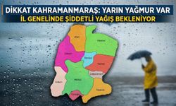 Kahramanmaraş’ta Kuvvetli Yağış Alarmı! Çok Sayıda İlçe İçin Uyarı Yapıldı
