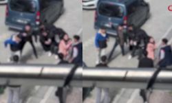 Liseli gençler birbirine girdi