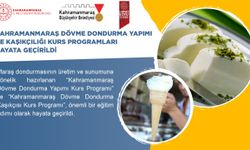 Kahramanmaraş’ta Dövme Dondurma Ustalığı Eğitimi Başladı