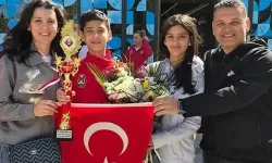14 yaşındaki Görkem dünya ikincisi oldu