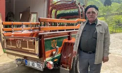 Hurda Arazi Aracını Ahşap Sanatına Dönüştürdü: Kündekari Ustasından Görenleri Şaşırtan Dokunuş
