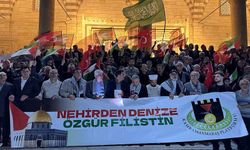 İsrail'in Küresel Sumud Filosu'na saldırısı Kahramanmaraş'ta protesto edildi