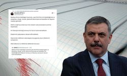 Bakan Çiftçi Depremle İlgili Açıklama Yaptı: “Tüm Ekiplerimiz Sahada”