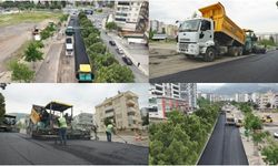 Ahır Dağı Caddesi’nde Sıcak Asfalt Çalışmaları Başladı