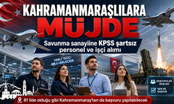 Kahramanmaraşlılar Müjde: KPSS Şartsız Personel ve İşçi Alımı Yapılacak