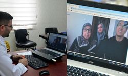Kahramanmaraş'ta 91 yaşındaki hasta, doktorla görüntülü görüşerek evinden muayene oldu