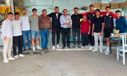 Döngele Bozdoğanspor’dan Merdan Balıkçılık’a Şampiyonluk Ziyareti
