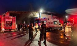 Kahramanmaraş'ta tekstil fabrikasında yangın çıktı