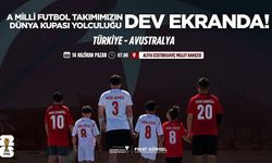 A Milli Takım İçin Kahramanmaraş’ta Dev Ekran Kuruluyor