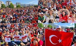 Kahramanmaraş’ta Milli Maç Heyecanından Renkli Kareler