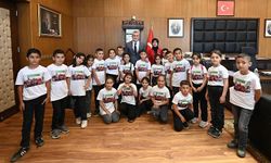 Başkan Görgel, Minik Öğrencileri Ağırladı