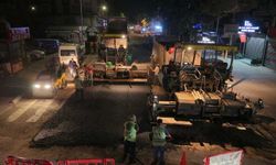 Kahramanmaraş'ta Asfalt Mesaisi Gece Gündüz Kesintisiz Sürüyor