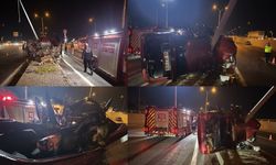 Kahramanmaraş’ta Otomobil Takla Attı: 1 Ağır 2 Yaralı