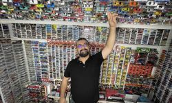 Böylesi görülmedi, evinde 15 bin maket otomobiliyle yaşıyor