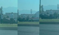 Kahramanmaraş’ta kontrolden çıkan araç takla attı