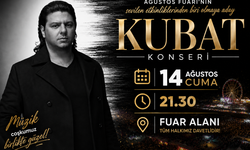 Kahramanmaraş Ağustos Fuarı'nda Kubat Konseri