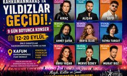 Kahramanmaraş’ta Yıldızlar Geçidi: 9 Gün Boyunca Konser