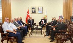 KKTC Cumhuriyet Meclisi Başkanı Öztürkler, Kahramanmaraş'ta ziyaretlerde bulundu
