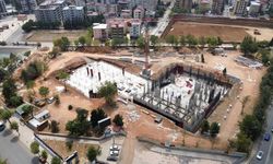 Kahramanmaraş’ın yeni halk kütüphanesinde inşaat yükseliyor