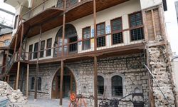 Tescilli Kocabaş Konağı’nda Titiz Restorasyon Süreci Sürüyor