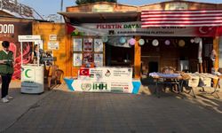 Kahramanmaraş'ta Filistin dayanışma standı açıldı