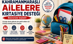 Kahramanmaraşlı Ailelere Kırtasiye Desteği