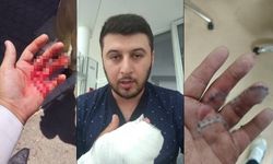 Motokuryeye döner bıçaklı saldırı