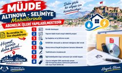 Selimiye ve Altınova’da Elektrik Aboneliği Başladı