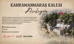 Depremde Ağır Hasar Gören Tarihi Kahramanmaraş Kalesi Yeniden Açılıyor