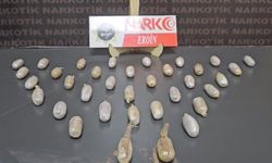 Midesinde 35 paket eroin taşıyan şüpheli yakalandı