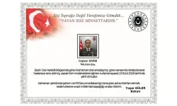 Zeytin Dalı Harekat bölgesinde görevi sırasında rahatsızlanan asker şehit oldu