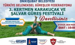 Onikişubat’ta Kertmen Karakucak ve Şalvar Güreşi Festivali Düzenlenecek