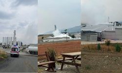 Türkoğlu'nda Oksijen Tankı Patladı, Çevreyi Duman Kapladı