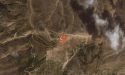 GÖKTÜRK-1’in objektifinden Kahramanmaraş’taki dev Türk bayrağı