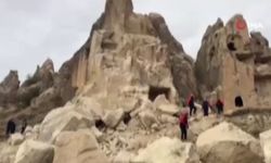 Nevşehir’de Peribacası Yıkıldı Ölü Ve Yaralılar Var
