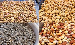 Kahramanmaraş’ta yeni sezon kuruyemişler tezgahlarda