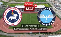 Kahramanmaraş İstiklalspor – Ankara Demirspor maçını canlı izle