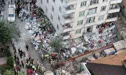 7 katlı binada kısmi çökme meydana geldi