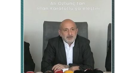 Ali Öztunç'tan, İrfan Karatutlu'ya eleştiri