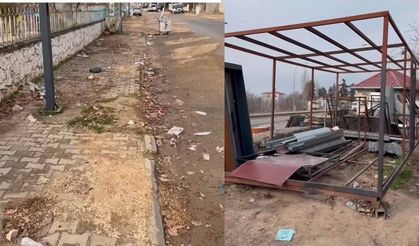 Pazarcık’ta esnaftan belediyeye tepki