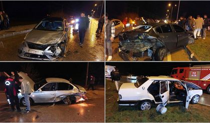 Kahramanmaraş’ta zincirleme kaza: 4 araç birbirine girdi